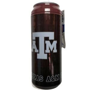 Texas A&M Aggies Travel Mug Can 16oz NCAA Twist Off Lid BPA Cool Gear SEC